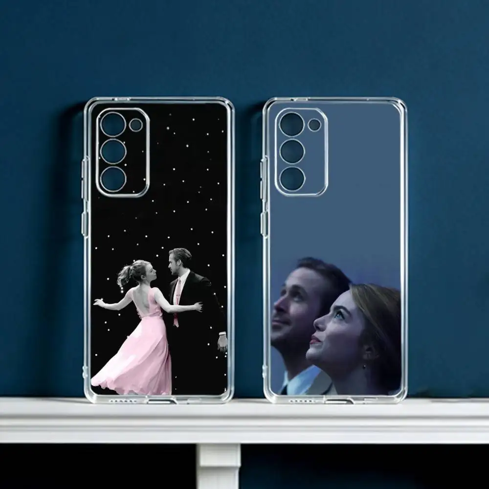 M-Movie L-LaLaLand  Phone Case For Samsung Galaxy S24 S25 S23 S22 S21 Plus S24 S25 Transparent Cover Case