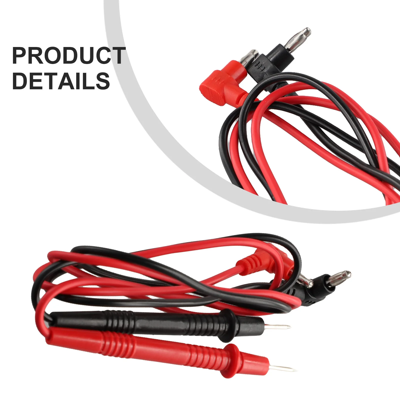 Innovative Design of Digital Multimeter Test Cables Featuring Premium Probes and Secure Clamps for Optimal Results