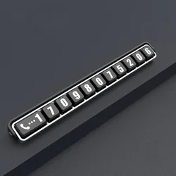Car Phone Number Card Temporary Parking Card Plate Telephone Number Car Park Stop Automobile Accessories