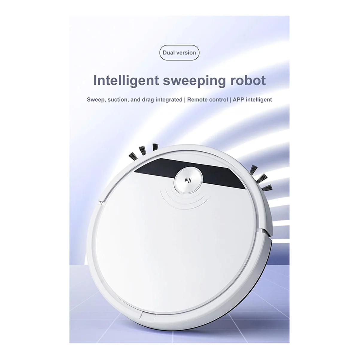 5-In-1 RS800 with Remote Control Super Quiet Smart Robot Vacuum Cleaner Wet&Dry Mopping Floor Home Appliance White,A