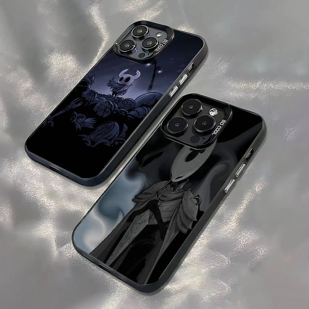 

Hot H-Hollow K-Knight Game Phone Case For iPhone 17,16,15,14,13,12,11,Pro,XS,Max,Plus,Mini,SE4,E Black Matte Shockproof Cover