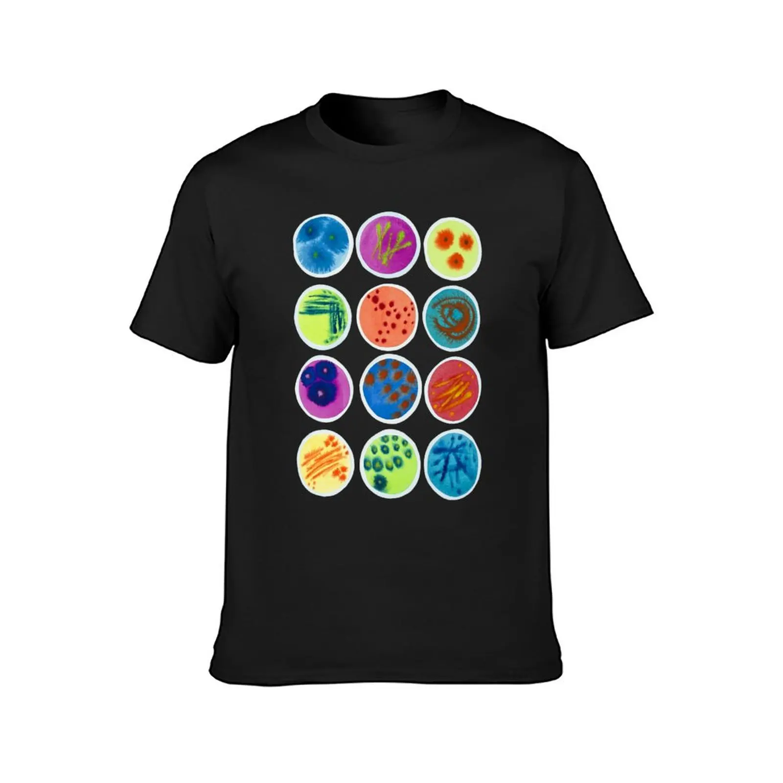 Petri Dishes T-Shirt cute tops tees Short sleeve tee graphics plain black t shirts men