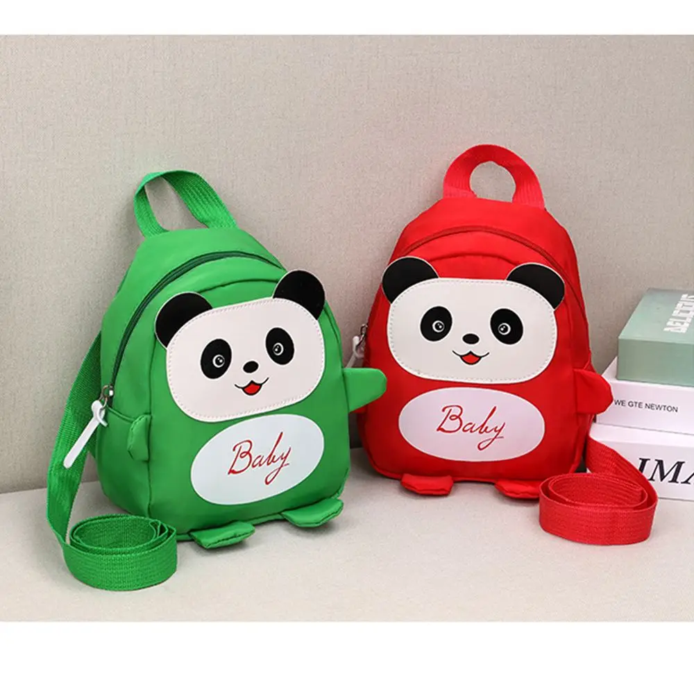 Nylon Baby Girls Boy Preschool Kids Toddler School Bags Mini Backpack Panda  Cartoon Anti-lost