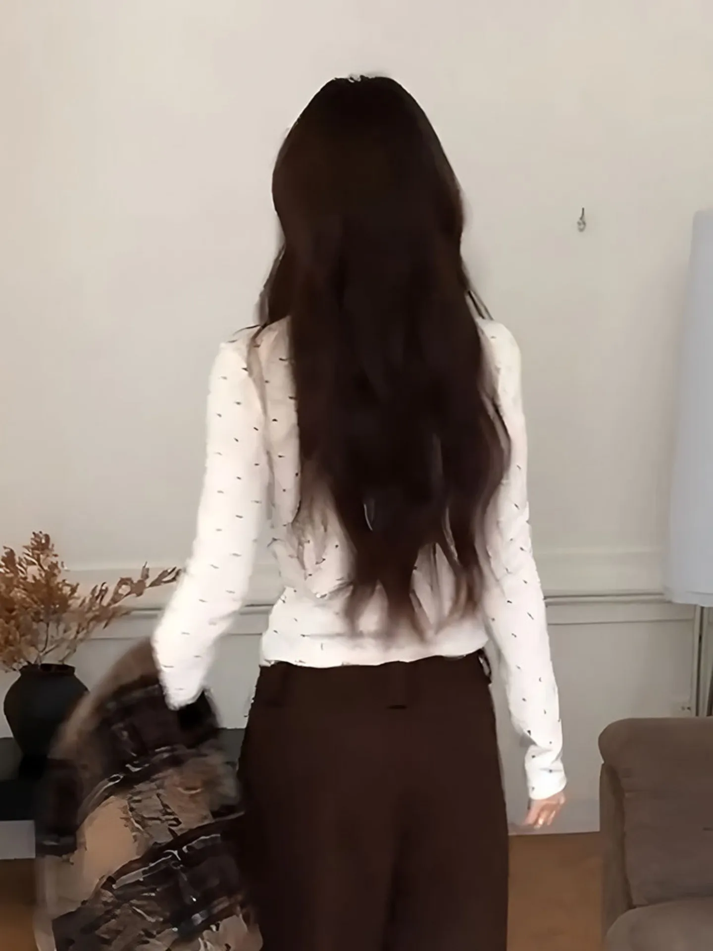 Czysta Pożądanie Pikantna Dziewczyna Bluzka z Węzłem U-Ne T-irt Damska Wczesna Jesień Nowy Krój Wyszczuplający Talia Stylizacja Top Koreański Sle Lo...