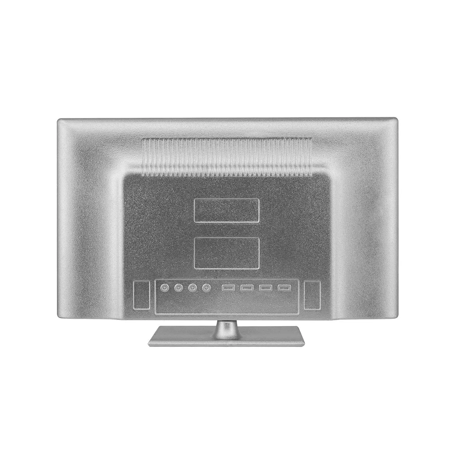 1:12 schaal miniatuur flatscreen tv televisie poppenhuis meubelaccessoires (zilver)