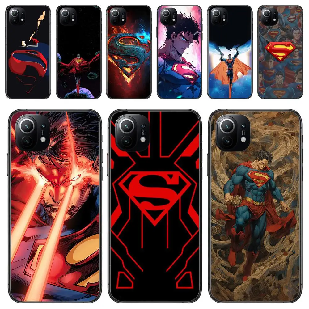 Marvel Superman Luxury New Phone Case For Xiaomi 13 12 11T 9 11 10C 9T 8 9SE 11i Lite Ultra Note10 Poco F3 M4 M3 Pro TPU Cover