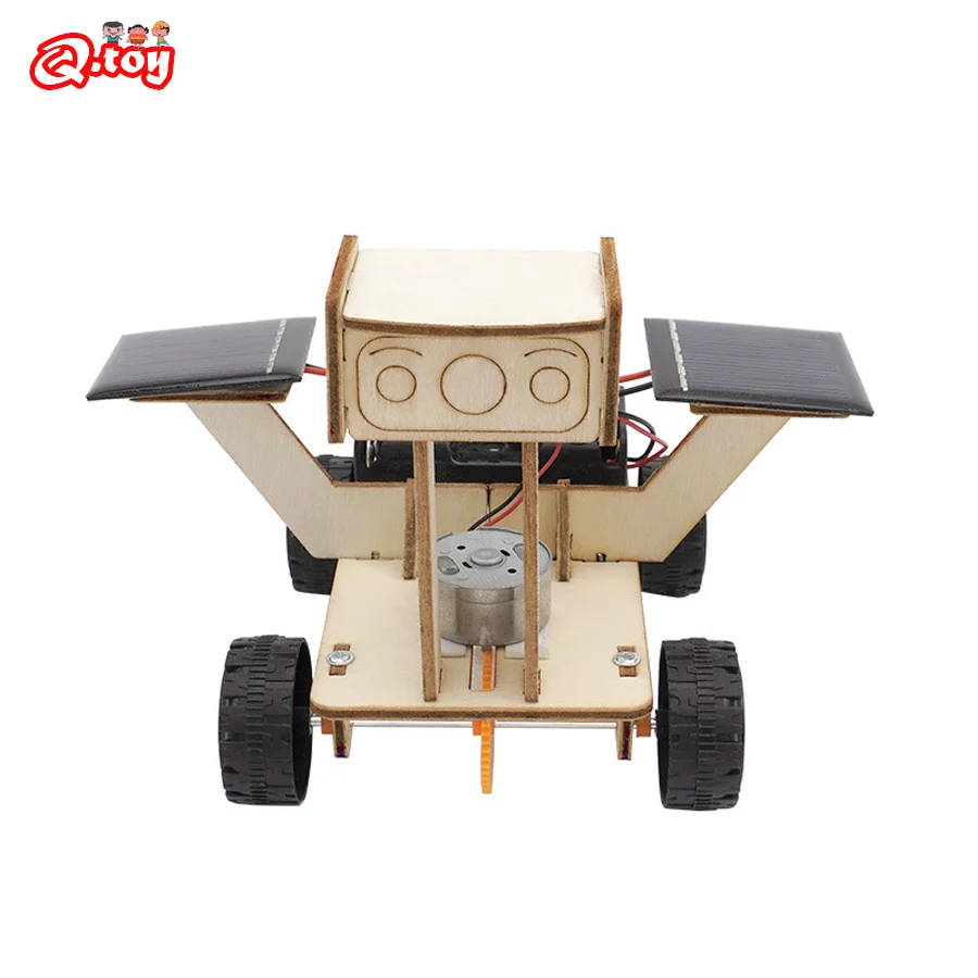 

DIY Solar Energy Moon Rover STEM Toys Technologia Science Experimental Tool Kit Learning Education Wooden Puzzle Games for Kids