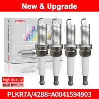 4-6 piezas NGK: PLKR7A 4288 OE:A 0041594903   Nueva marca de bujías láser de iridio duales para Benz C/E/CLS/GLK/ML VIANO M272M273