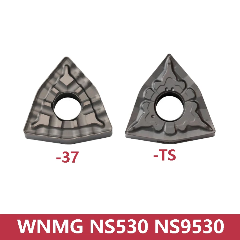 Original WNMG080408-TS-37 WNMG080404-TS NS530 NS9530 Cermet Carbide Inserts WNMG 080408 080404 Lathe Cutter CNC Turning Tool