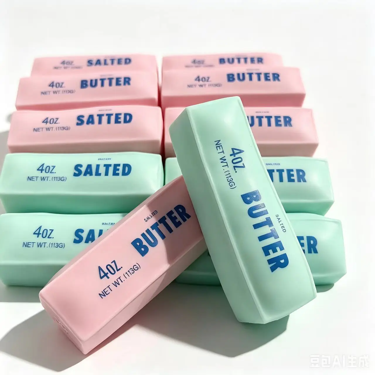 New Building Blocks Butter Stick Soft Pressure Ball Crispy Sound Fidget Toy Squeezing Toy Round Block Filling ASMR Anti Pressure