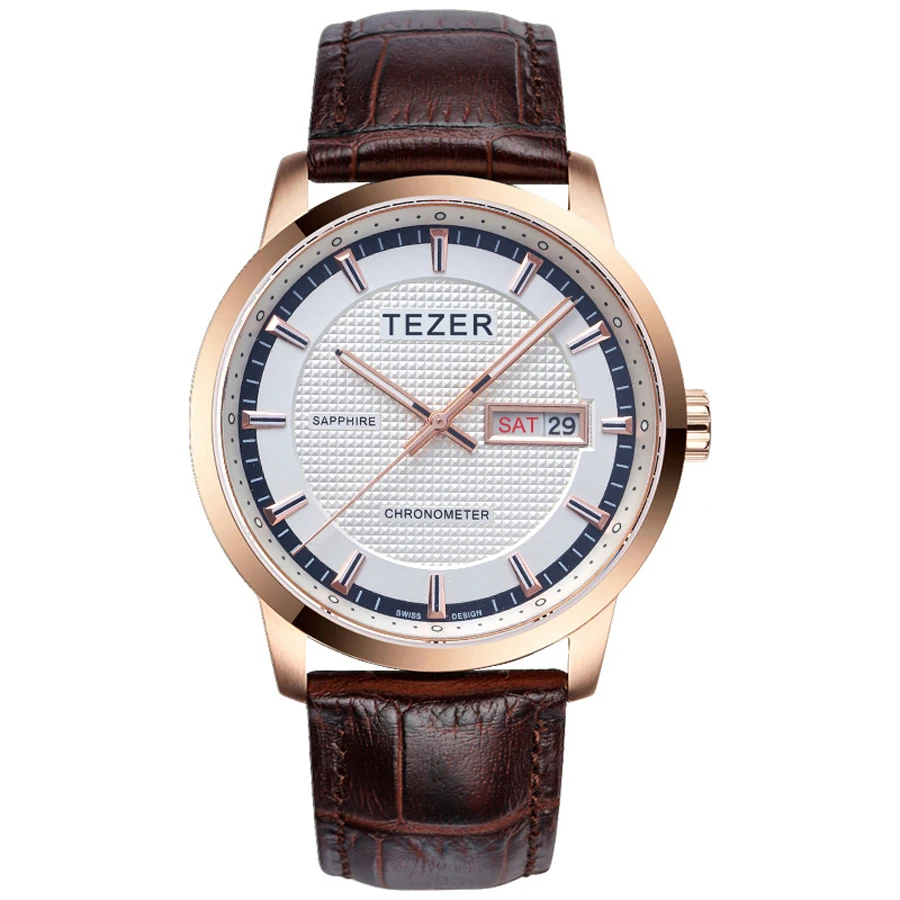 tezer-men's-classic-quartz-wristwatch-rose-gold-case-week-date-function-sapphire-glass-5atm-waterproof-watch