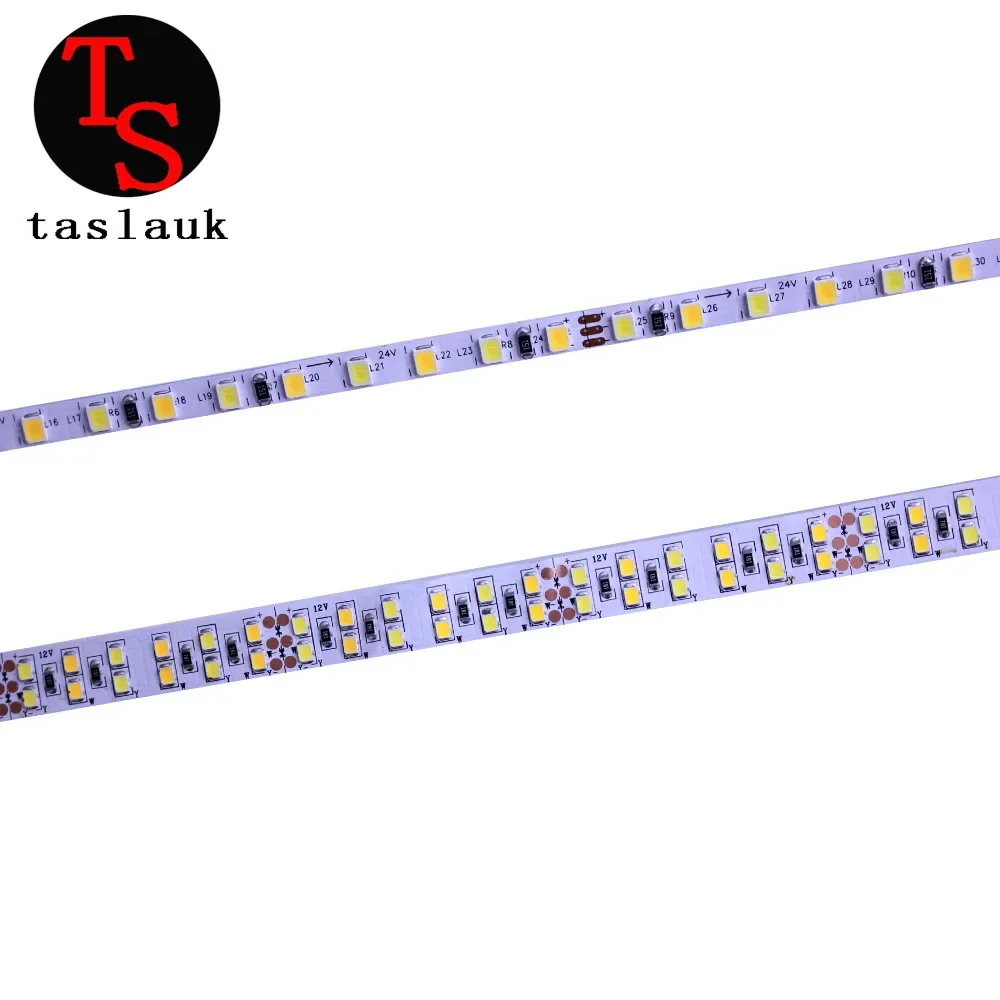 

5mm 12mm PCB 2835 LED Strip ,12V 24V 5V CCT White / Warm white Neutral white 4000k 120LEDs/m 168 180leds/m flexible lighting