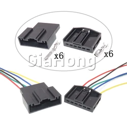 1 Set 6 Ways Auto Modification Parts 6984754-01 Car Cigarette Lighter AC Assembly Socket Automobile Electric Tail Lamp Connector