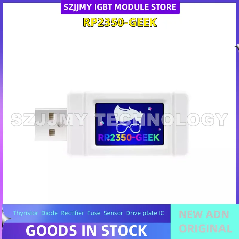 RP2350-GEEK Geek Development Board 1.14-inch 65K Color LCD Display USB Debugging Downloader  NEW ORIGINAL IN STOCK