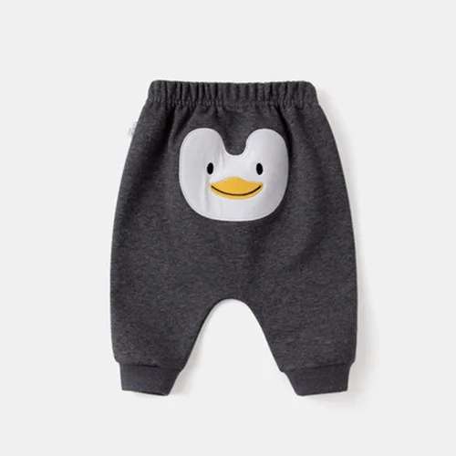 Cartoon Penguin Newborn Baby Pants Cotton Warm Pants For Girls Baby Children Wear Bow Cute Legging Outfits Children\'s Pants