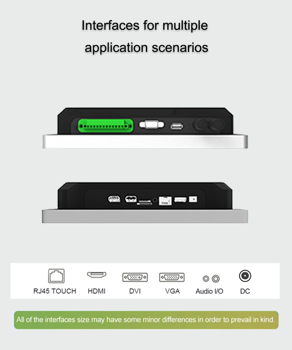 ضوء الشمس في الهواء الطلق قابل للقراءة ومضاد للوهج عالي السطوع شاشة LCD تعمل باللمس صناعية