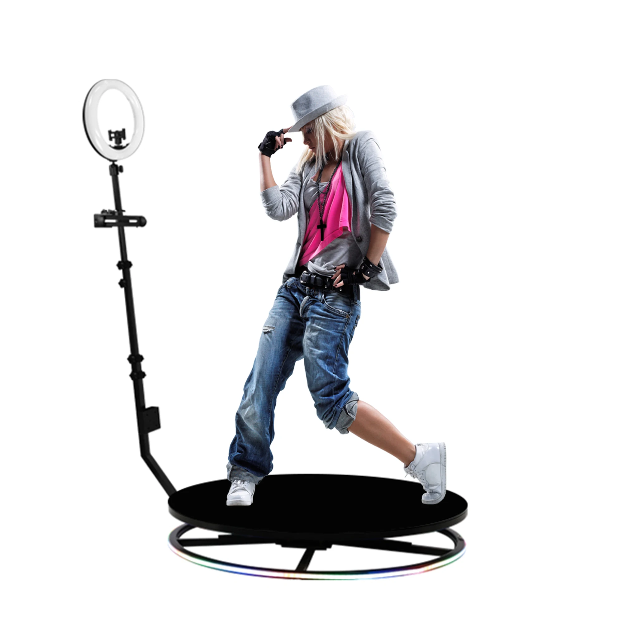 68cm Automatic 360 Camera video Photo Booth New Design 360 Photo Booth For Party business Event