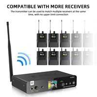 Debra M-PROI Wireless Bluetooth Audio System, 560-690MHz UHF, Hi-Fi 24bit/44.1kHz, Ultra-Low 7ms Latency, 80m Long Range