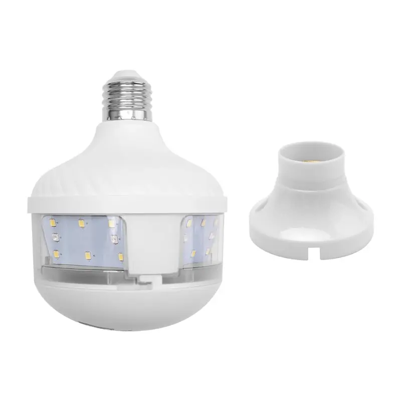 Y23A-2X 4MP WIFI E27 Bulb Pro Security Camera Full Color Night Vision Two-Way Voice Wireless Auto Tracking Fisheye Wifi