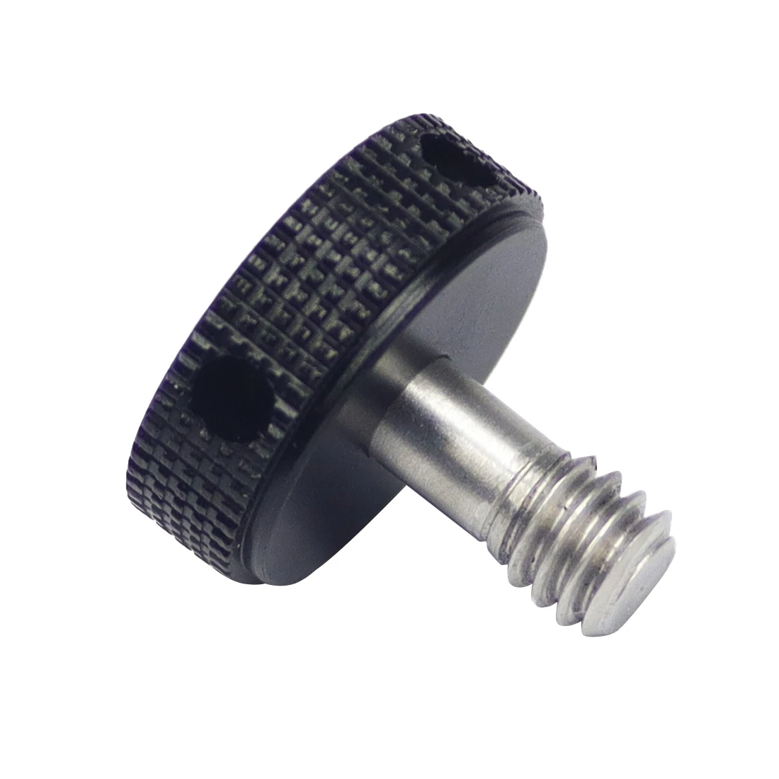 2 stücke 1/4 "Edelstahl Schraube CNC Daumen Knopf Stativ Kamera Stehen Blitzlicht Montage Adapter DSLR Schnell Release platte Halterung – Detail 5
