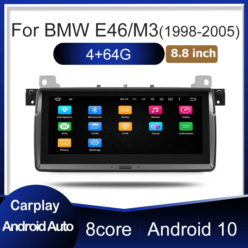 

Wit-up For BMW E46 M3 Wifi 4G Android Wireless Upgrade 8 Core HD Player GPS Navigation Multimedia Player Adapt Car Accessries