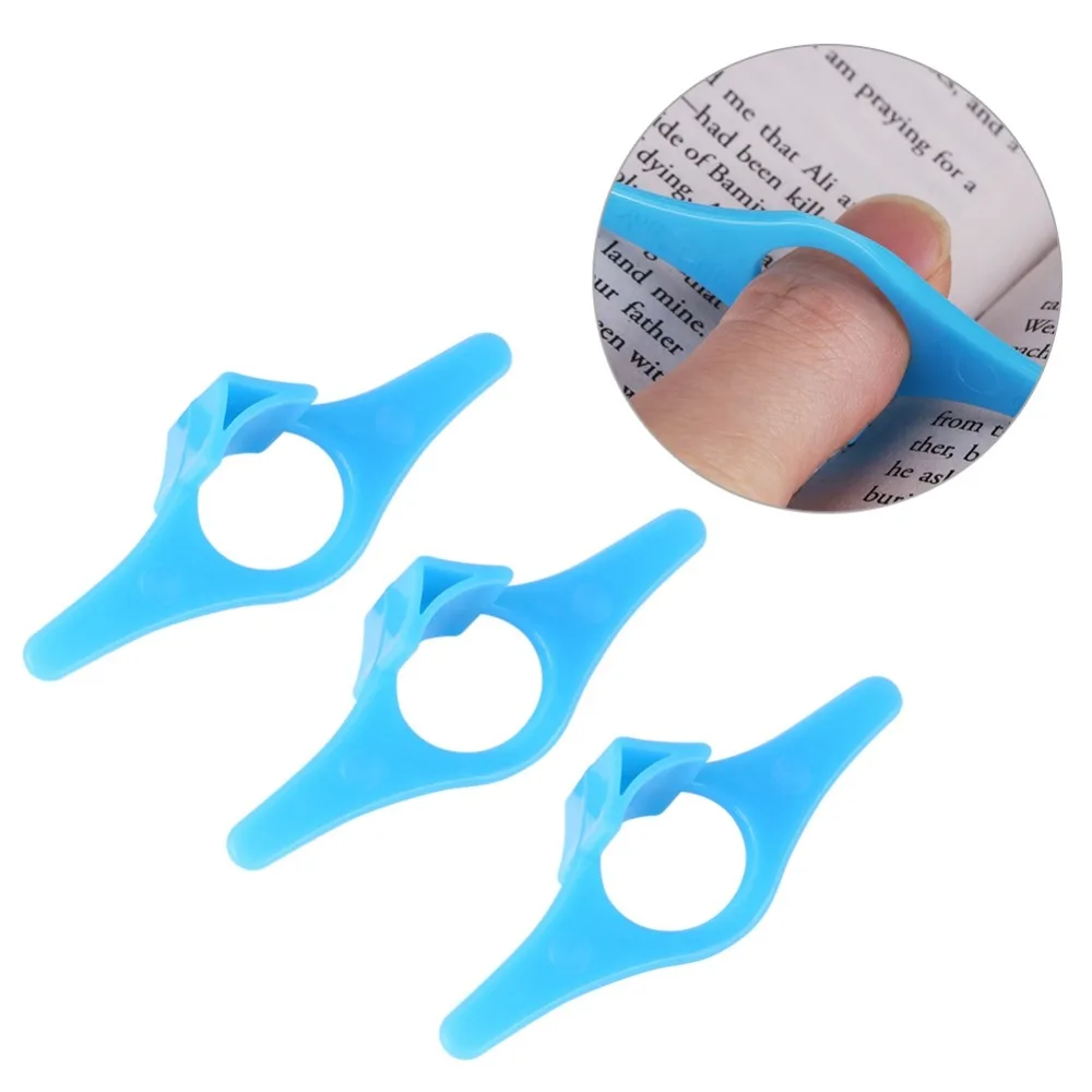 10PCS Bookmarks Ring Thumb Bookmark Practical Reading Gadget Page Holder Multi-Purpose Book Marker For Book Lovers