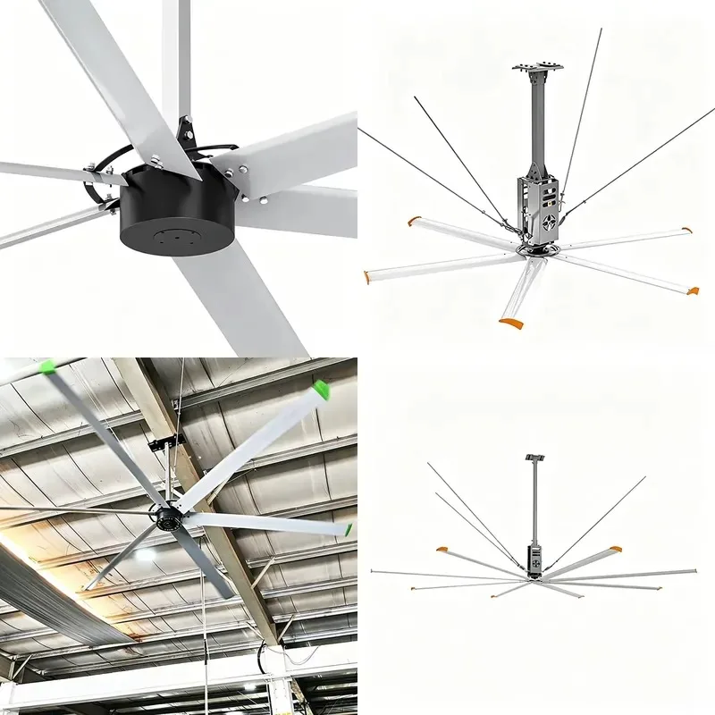 Large Commercial HVLS Ceiling Fan for Cowshed Farm Livestock