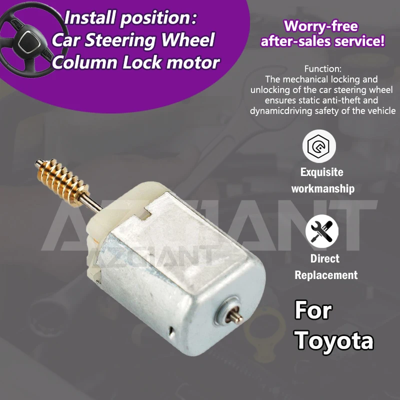 

AZGIANT For Toyota C-HR/Yaris Vitz MK4 2017-2023 Car Steering Column Ignition DC motor Anti theft protection auto accessories