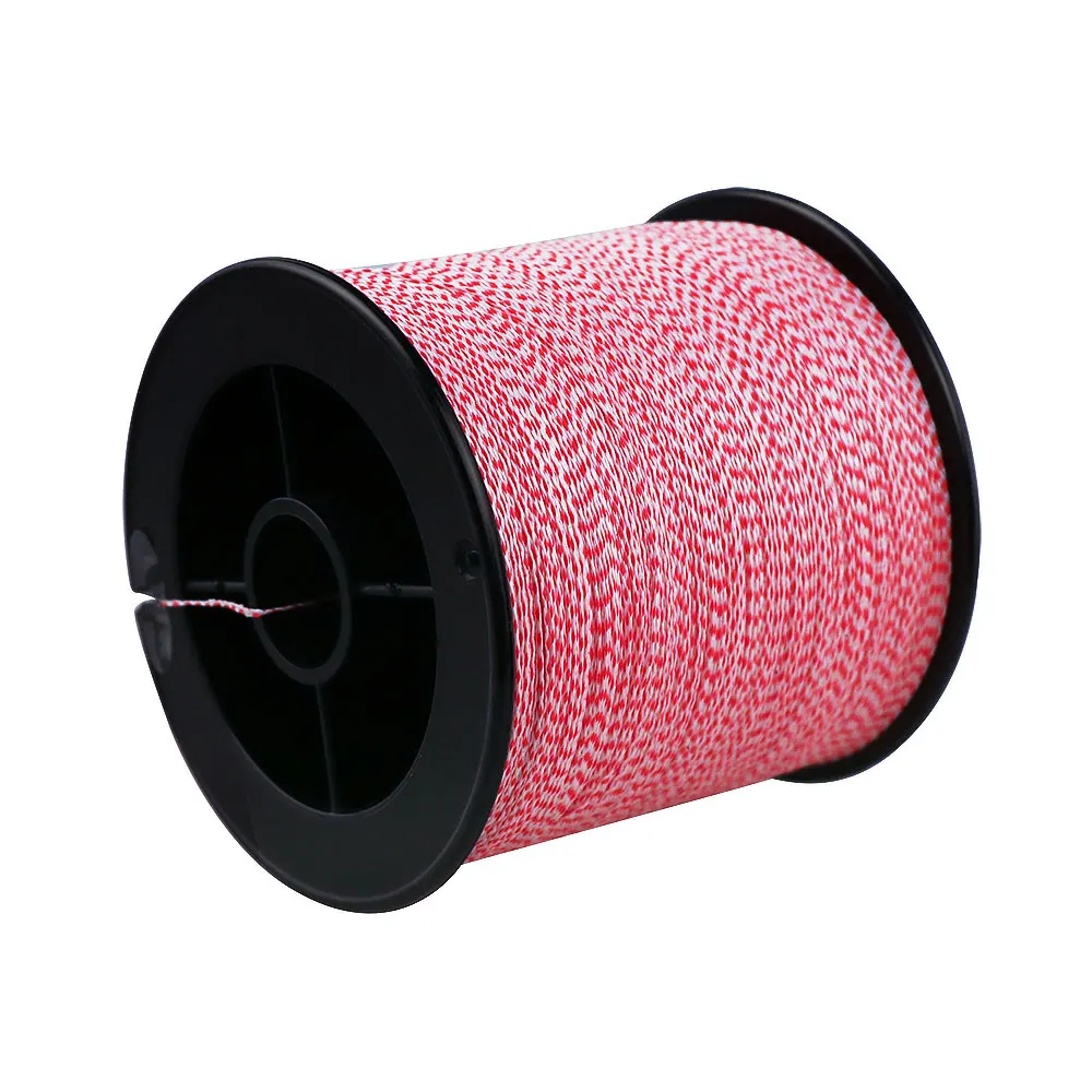 Never faded red and white braided fishing line 4Strand 2-100LBS 500m 1000m 1500m 2000m super pe wire carp fishing cord saltwater