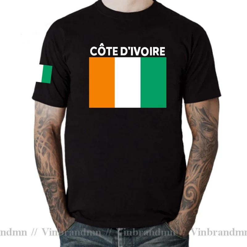 Ivory Coast Men Tshirt Classic Tops Nation Team T shirt Cotton T-shirt Clothing Sporting Tees CIV Ivorian Ivoirian Cote d'Ivoire