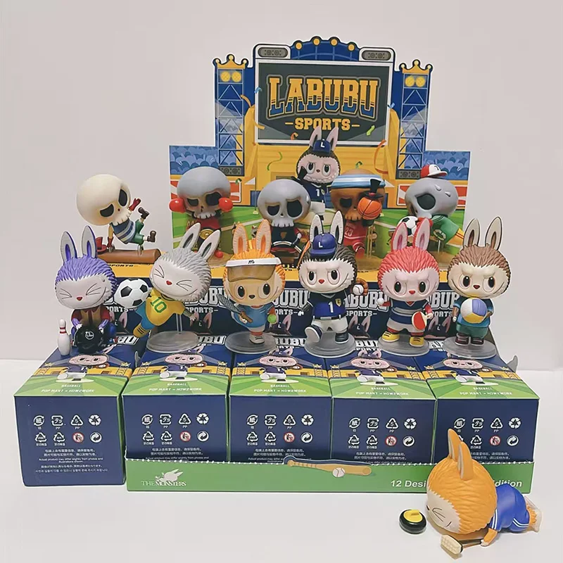 

POP MART Labubu The Monsters Sports Series Blind Box Mystery Box Toys Kawaii Ornaments Figurines Home Decor Desktop Model Dolls