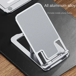Universal Phone Holder for Iphone 12 11 X Pro Max Metal Foldable Phone Stand Soporte Movil Support Smartphone Tablet