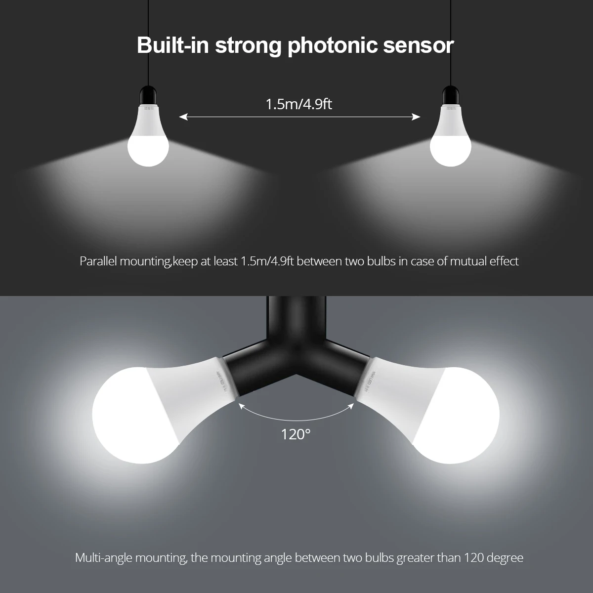 Żarówka LED E27 AC 110V 220V Czujnik światła Żarówka 15W Dusk to Dawn Inteligentny automatyczny włącznik/wyłącznik Lampka dzienna do nocnej do