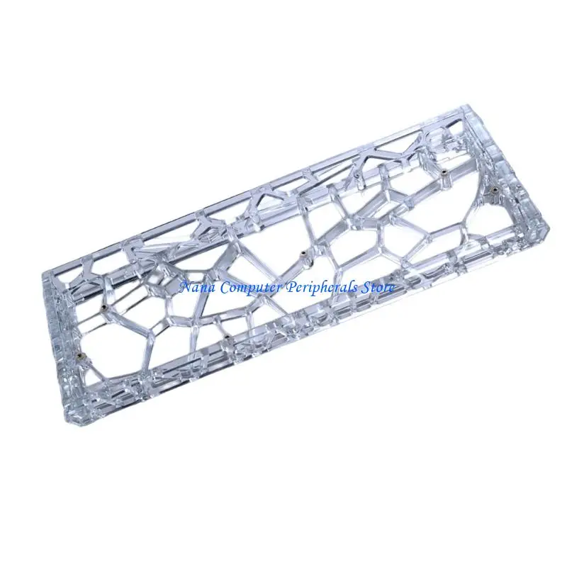 F68C GH60 Ventilated Keyboards Frame Case Universal Compatibility Cooling Efficiency