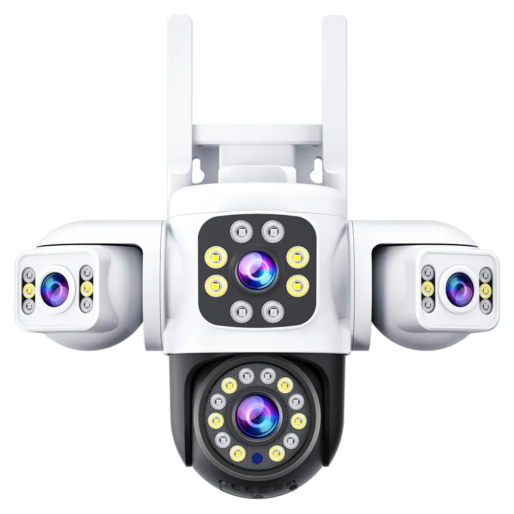 

6MP Triple LENS Yoosee APP Full Color Motion Detection Wireless PTZ WIFI IP Dome Camera AI Humanoid Home Security CCTV Monitor