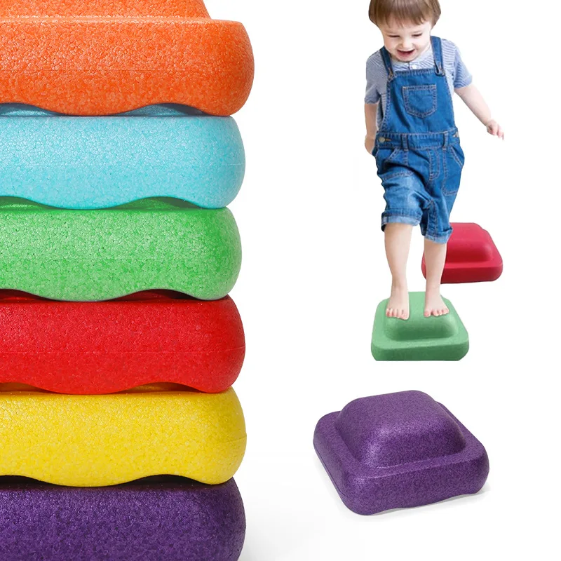 3Pcs New Children\'s Balance Training Foam Step Sensory Tube Assisted Outdoor Games Stacking Stones Balance Sports Baby Toys Gift