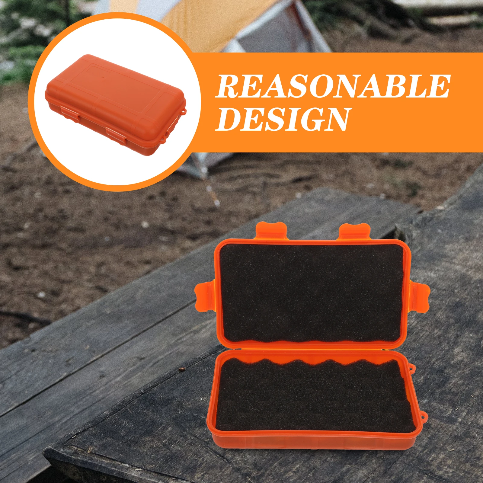 

Survival Box Heavy Duty Waterproof Shockproof Storage Container For Camping Outdoor Workshop Sundries Box Portable Plastic Tool