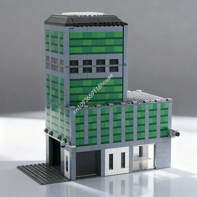 

1017 деталей MOC: Модель полицейского банка (заключенные срывают замки) — конструктор, игрушка, архитектурный набор, идея для рождественского подарка, развивающая игрушка для детей на день рождения