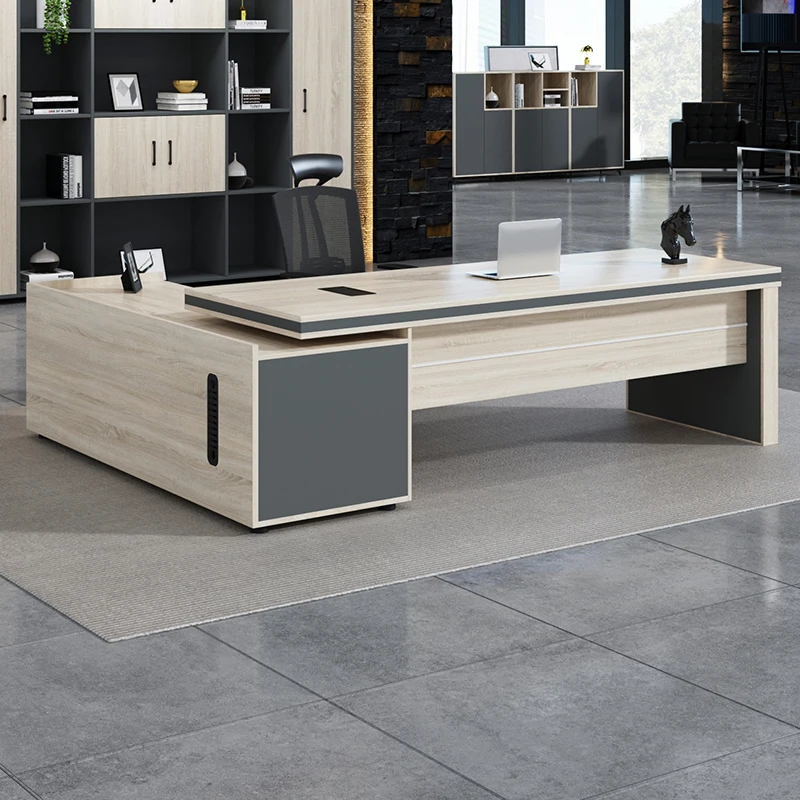 

Modern Cheap Study Computer Table Gaming Set Wide Wooden Storage Computer Desks Executive Writing Mesa Para Computador Ornament
