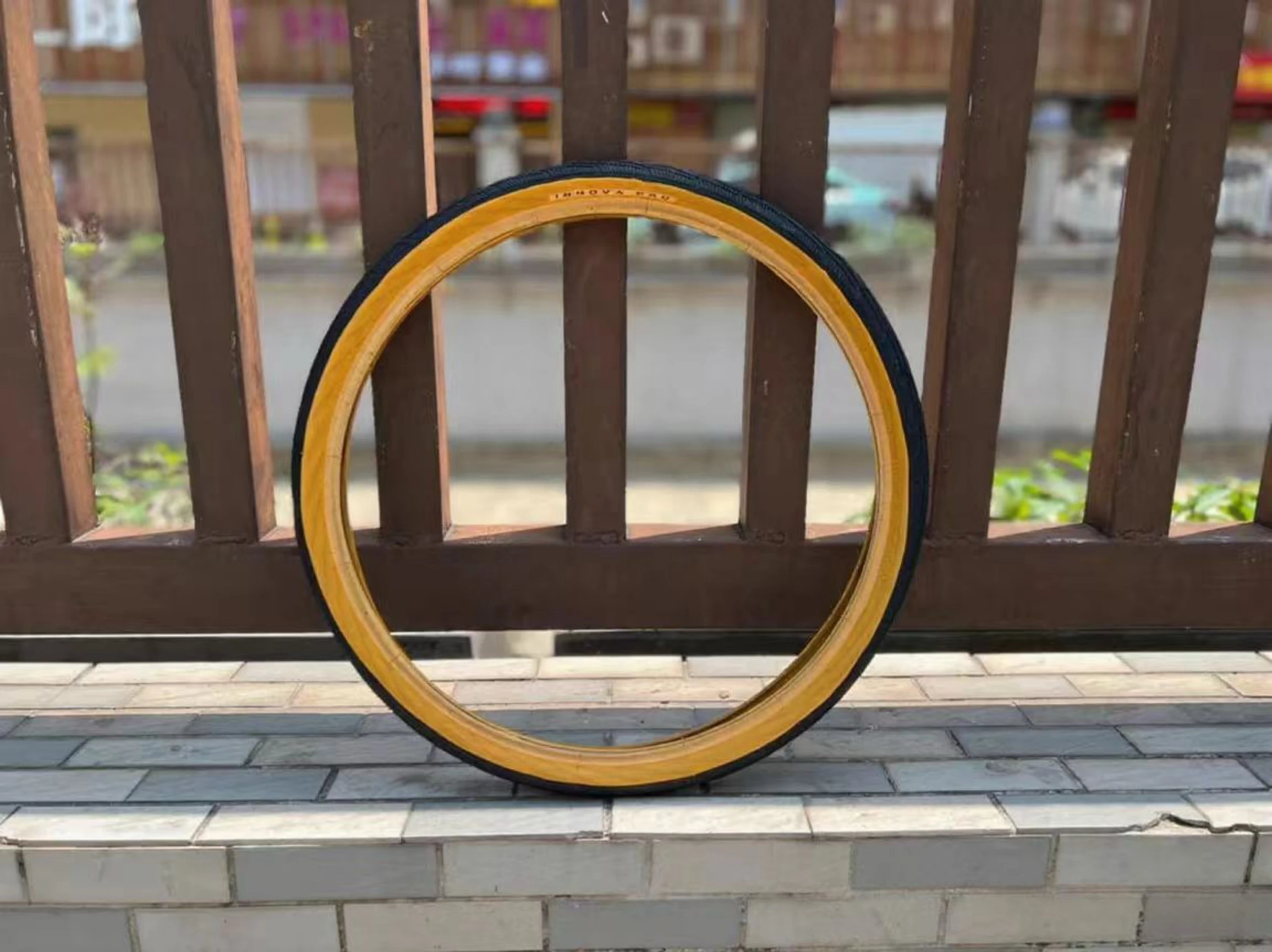 

Innova легкая желтая складная внешняя шина для велосипеда 20*5 406 без марафона R аксессуары для велосипедного оборудования