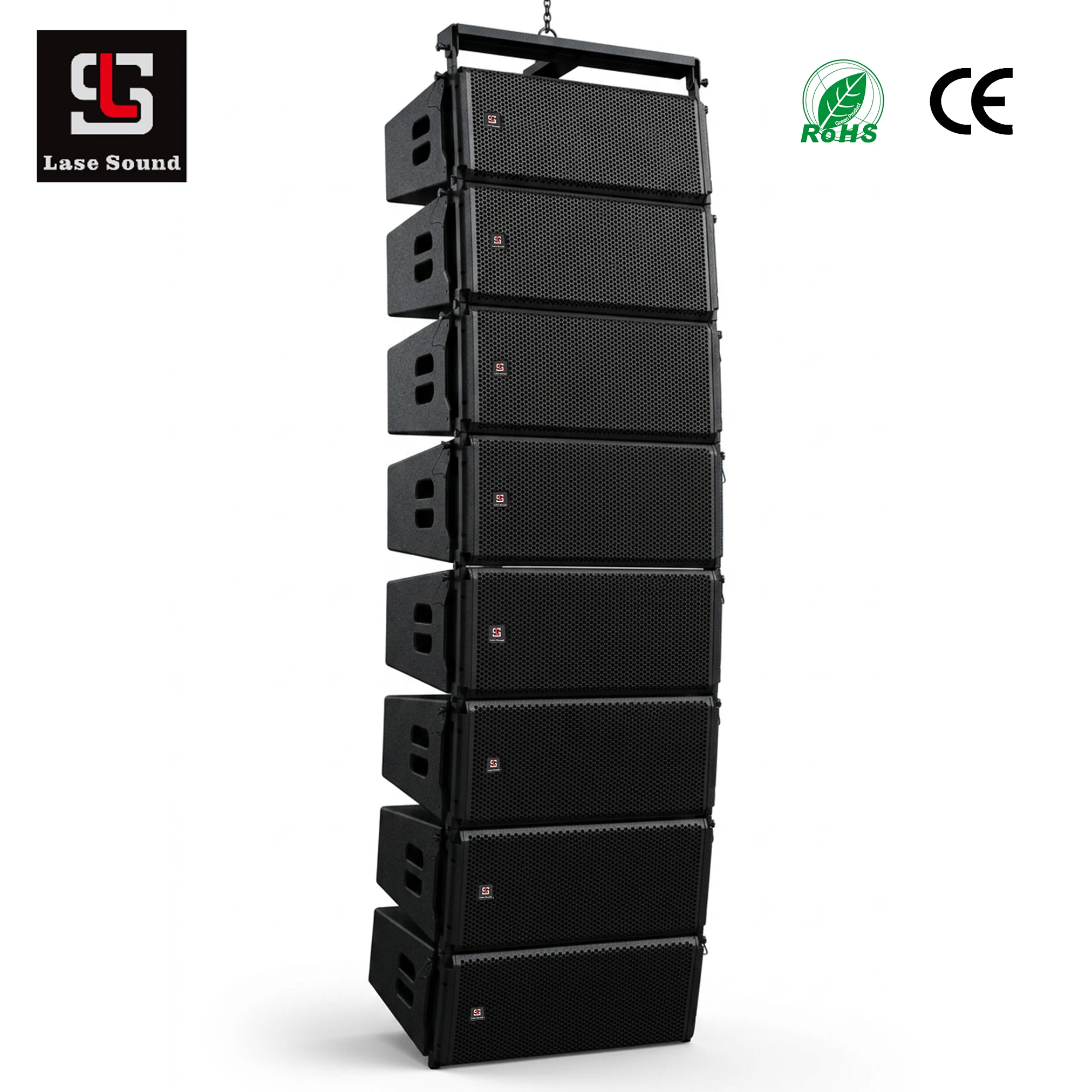 HDL 300A Powered Line Array System Dual 10 Inch Active Stage Speaker 2200W Professional Outdoor Concert Speakers