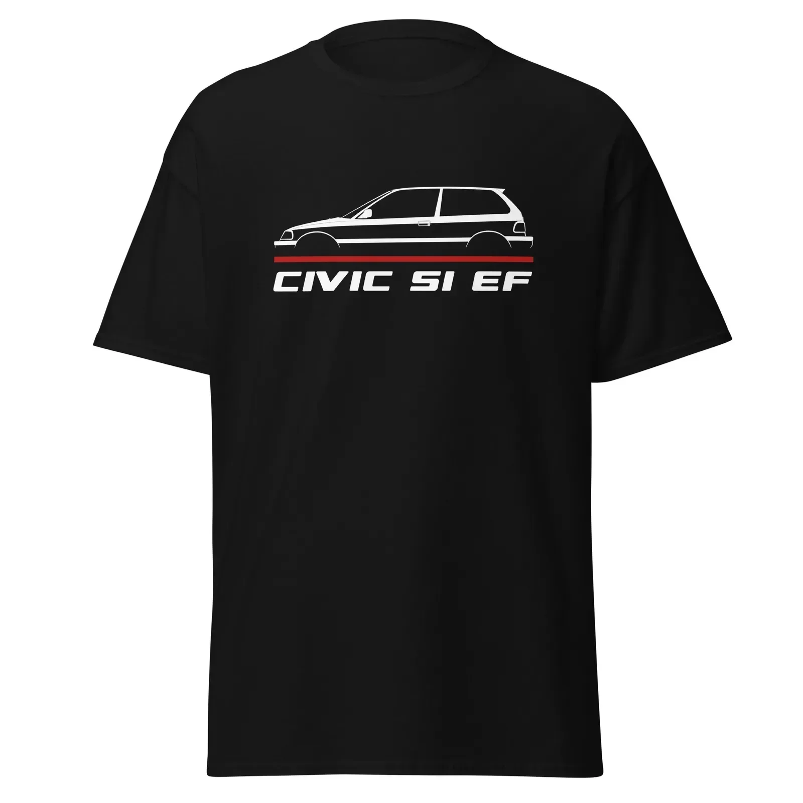 2024 Men T Shirt Casual Hondas Civic Si EF 1988-1991 Enthusiast T-shirt Graphic Summer Short Sleeves 100% Cotton S-3XL Cool Tee