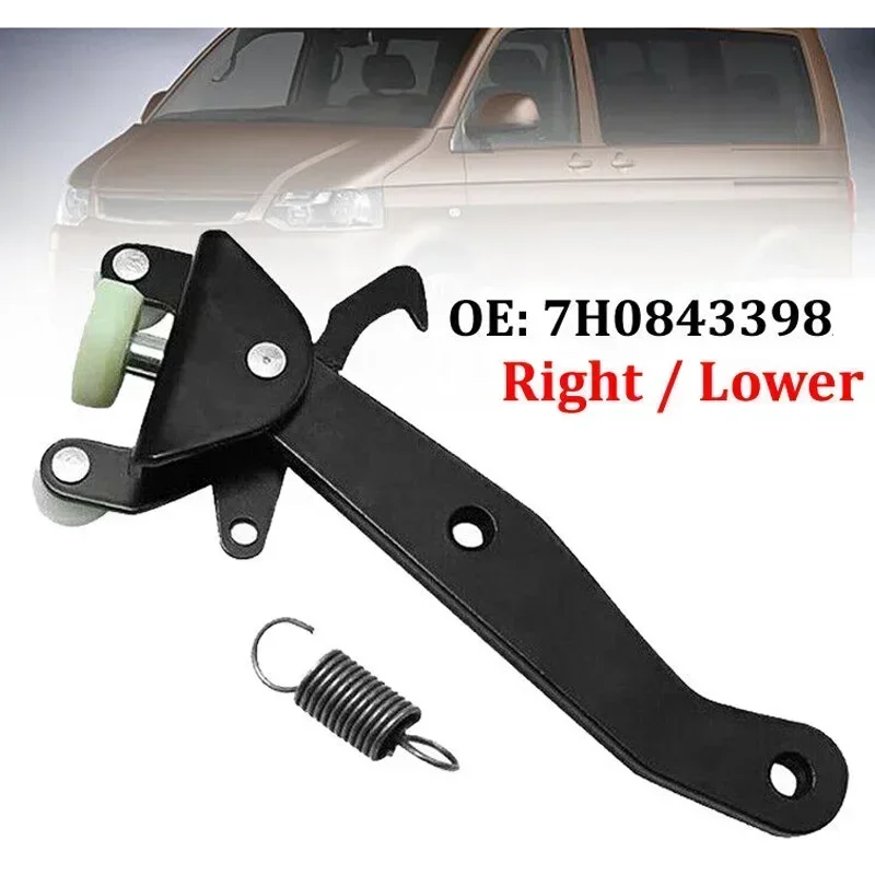 Car Sliding Door Roller Guide Hinge Bottom Right Side Fits VW Transporter T5 7H0843398 Car Accessories