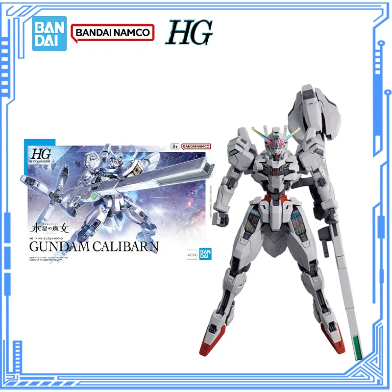 

Bandai натуральная модель Gundam, комплект HG TWFM 1/144 Gundam Calibarn, экшн-фигурки, коллекция, сборная модель, игрушки для мальчиков, рождественские подарки