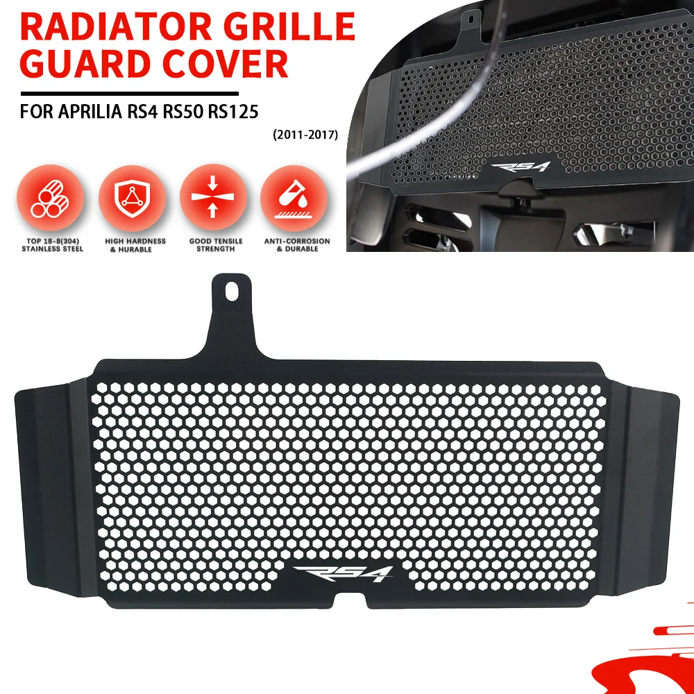 

Motorcycle Accessories Radiator Grille Guard Protection Cover For Aprilia RS4 RS50 RS125 RS 50 125 2011-2021 2020 2019 2018 2017