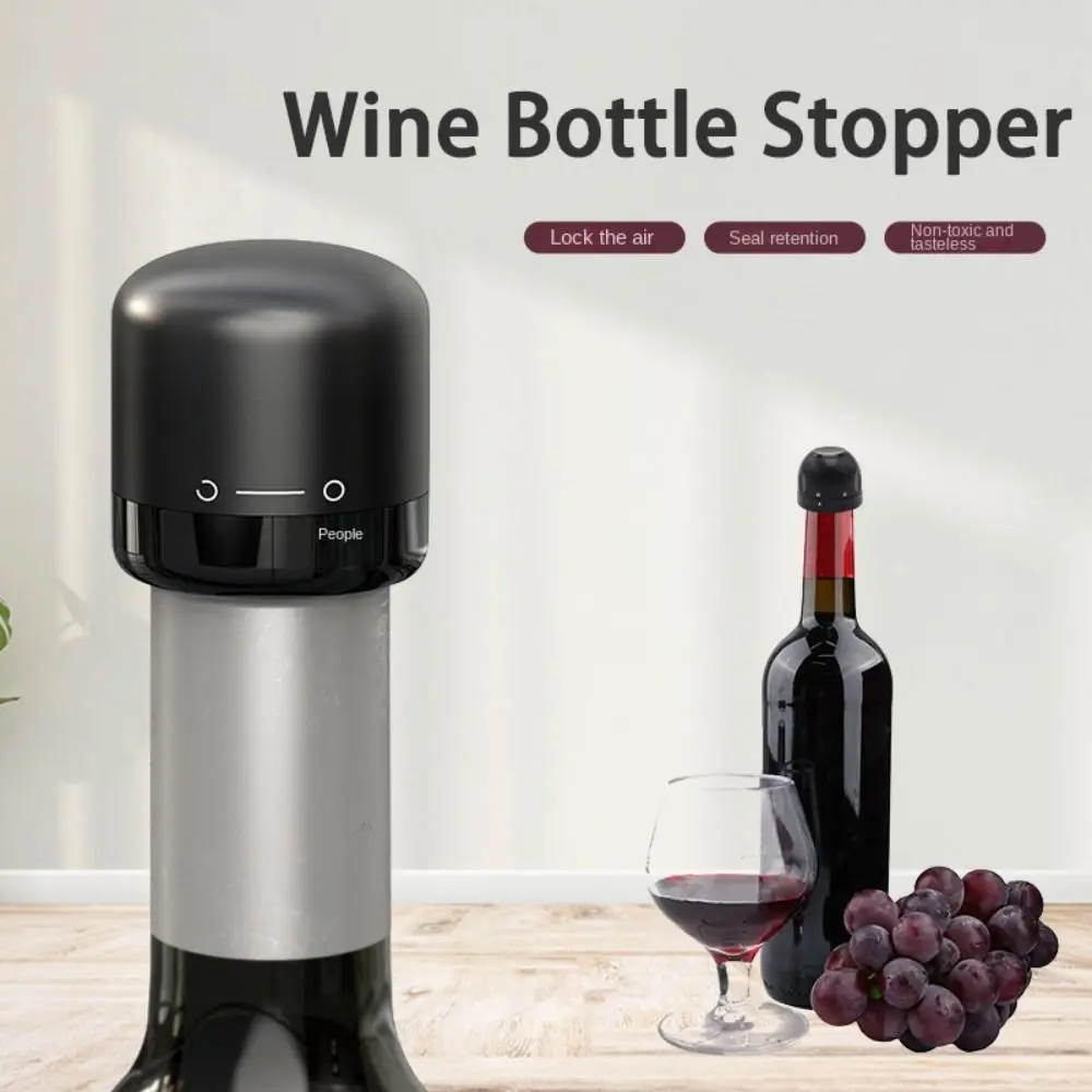 Reusable Wine Bottle Stopper Wine Savers Graduated Vacuum Wine Preserver Rotating Locking Style Barware Vacuum Pump Corks