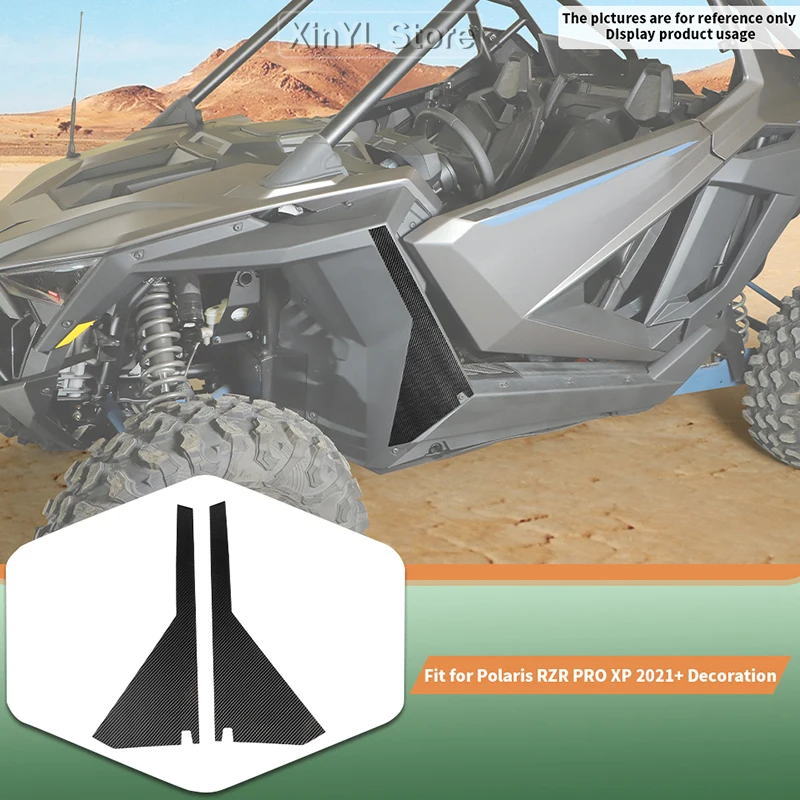 

UTV Carbon Fiber B Front Fender Trim Accessories Compatible with 2021 Up Polaris RZR PRO XP