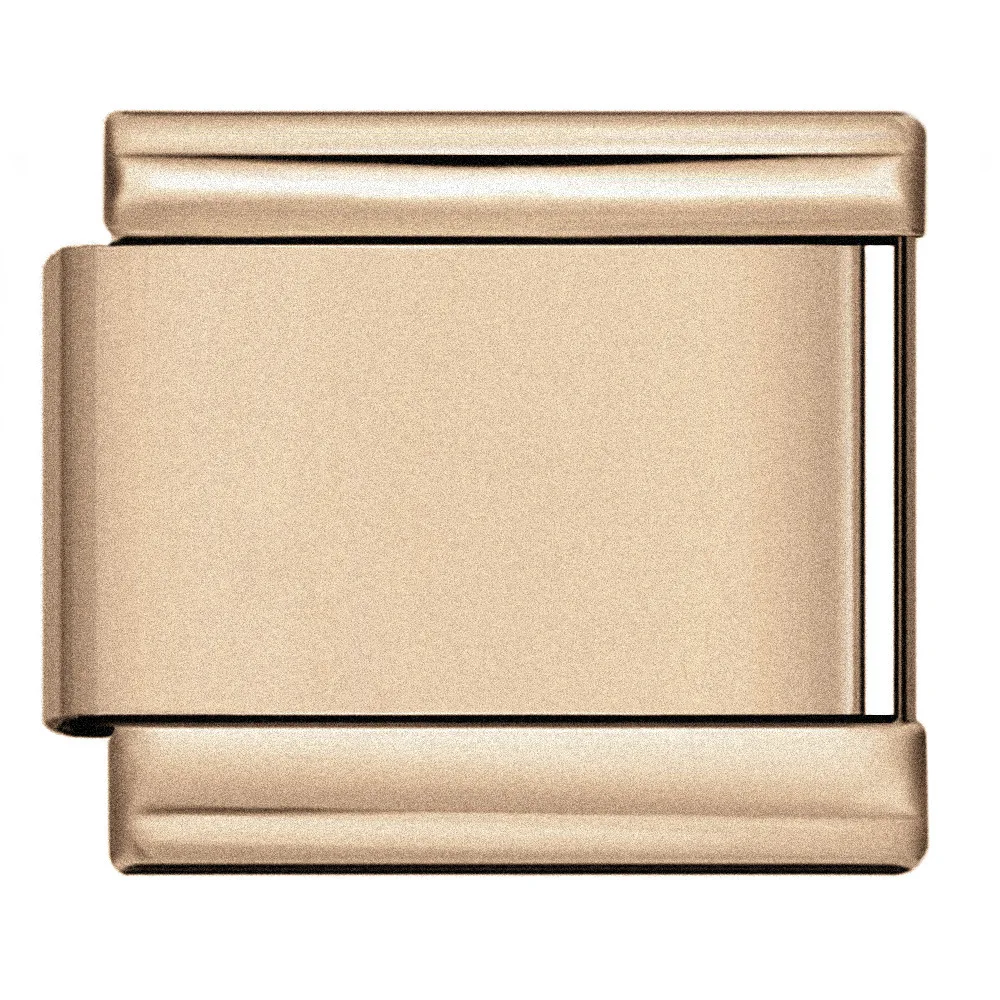 1/5 Stück Matte Italienische Charm-Verbindungsstücke, Modulare Verbindungsstücke für 9mm Armbänder, Edelstahl für DIY Armbandherstellung, Schmuckzubehör – Detail 5