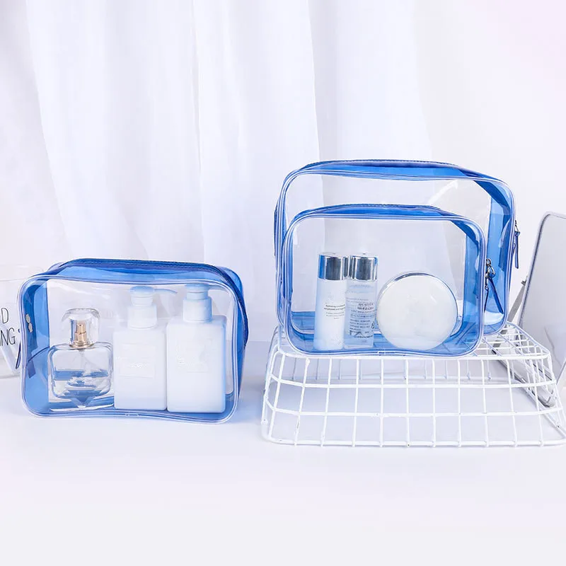 1PCS Outdoor Girl Travel Storage Bag Waterproof Box Wash Makeup Beauty Kit Large Capacity PVC Cosmetic Bag Portable Shower Bag