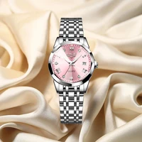 LIGE Elegant Ultrathin Nordic Simple Style Quartz Movement Women's Wristwatch Fashion Stainless Steel Bracelet Belt Woman Watch - Image 2